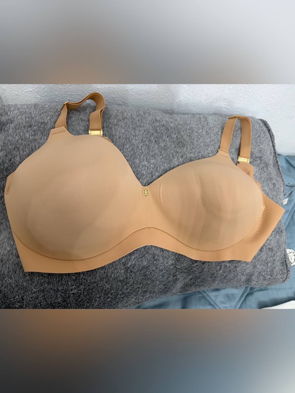 Honeylove bundle Nude/Beige Smooth Padded Strapless Bra size 40D - Picture 3 of 6
